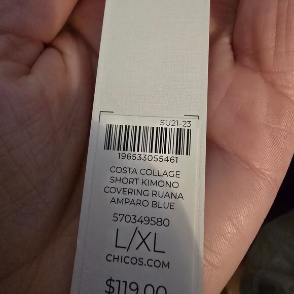 Chico Collage Short Kimono - Picture 4 of 4